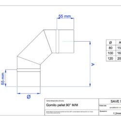 disegno-tecnico-save-pellet-gomito-90-mm